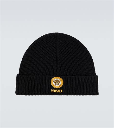 cap de bain versace|Versace beanies for men.